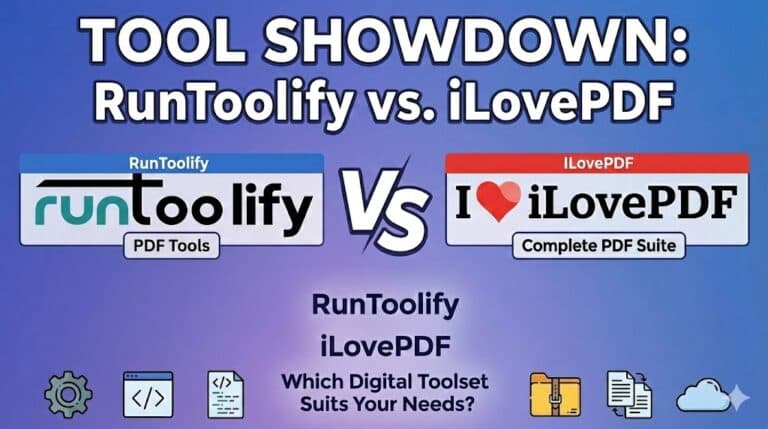 Comparing RunToolify and ILovePDF for free PDF stuff in 2025